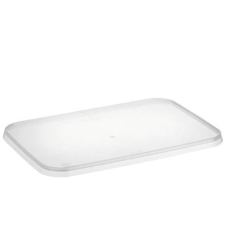 Llids Plastic Rectangle Lid (Carton 500) (Sleeve 50)