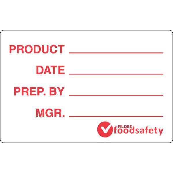 Product Label 49x75mm