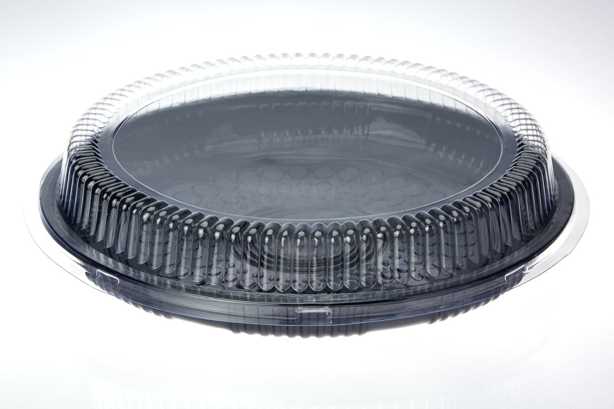 Platter Plastic 12″ Lid Dome Round Clear Each