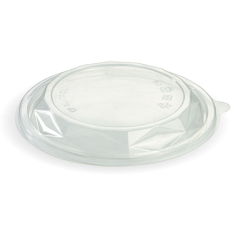 Bio Deli Bowl Salad Lid 24oz/32oz Clear (Carton 450) (Sleeve 50)