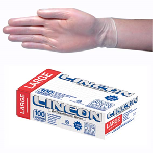 Gloves Vinyl Large Clear (Pack 100)